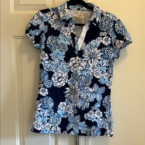 Lilly Pulitzer Frida polo Luxletic UPF 50 size M